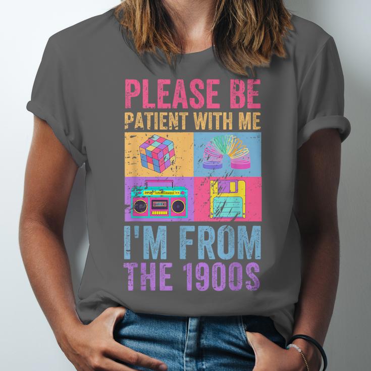 Please Be Patient With Me I'm From The 1900s Vintage 1900s Unisex Jersey T-Shirt