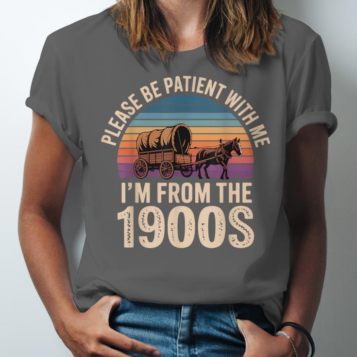 Please Be Patient With My I'm From The 1900s Vintage Unisex Jersey T-Shirt