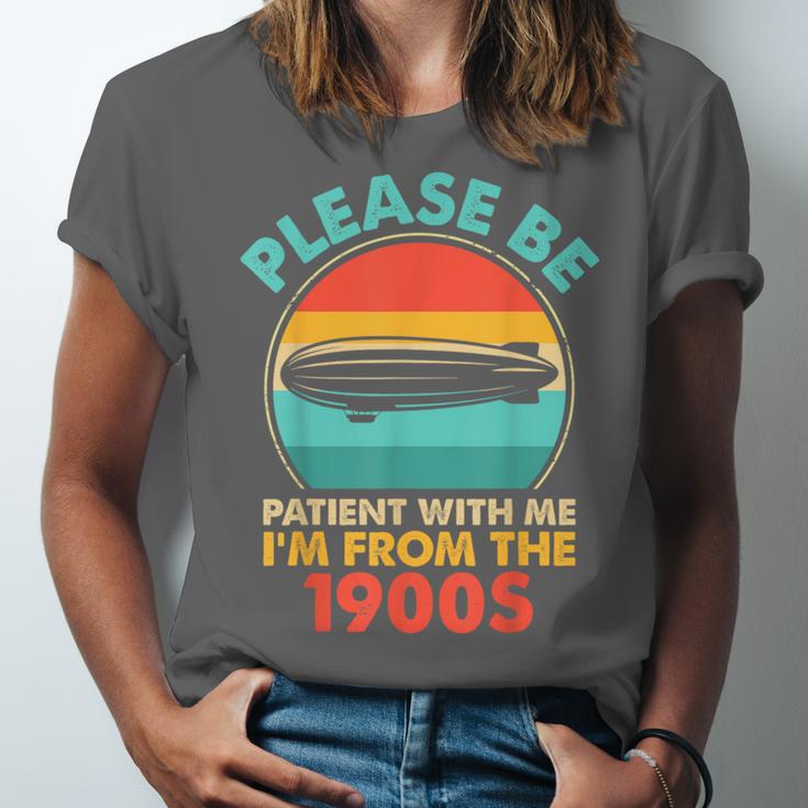 Please Be Patient I'm From The 1900s Vintage Zeppelin Unisex Jersey T-Shirt