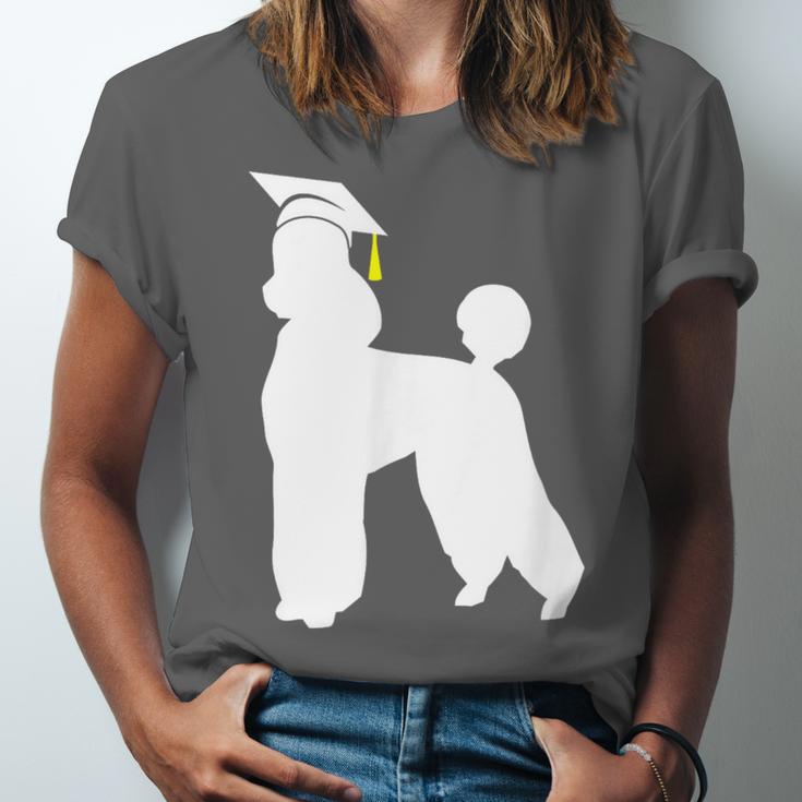Poodle Graduation Dog Graduate Unisex Jersey T-Shirt