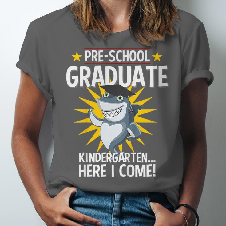 Pre K Graduation Shirts Shark Grad Toddler Unisex Jersey T-Shirt