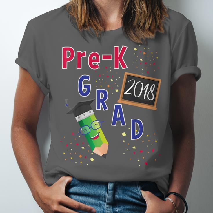 Pre Kindergarten Graduation 2018 Fun Graduate Shirt For Kids Unisex Jersey T-Shirt