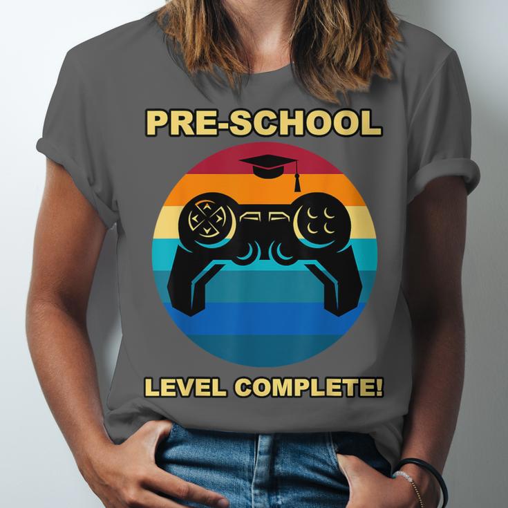Pre-School Level Complete Graduation Video Gamer PreschoolUnisex Jersey T-Shirt