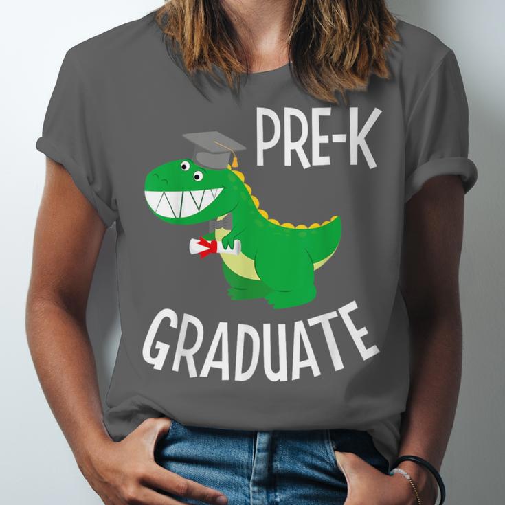 Preschool Graduation Preschooler Dinosaur Pre-K Dino Kids Unisex Jersey T-Shirt