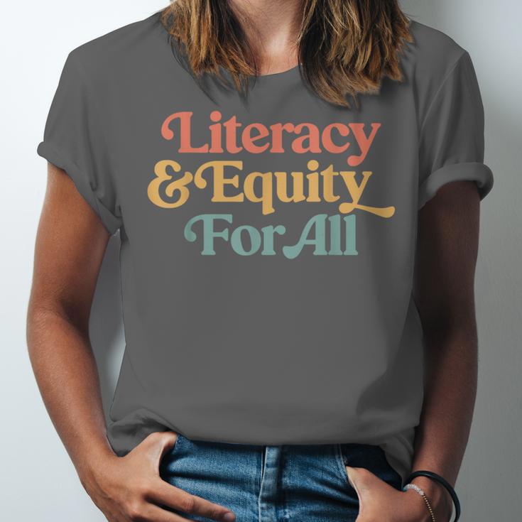 Protect Libraries Banned Books Literacy And Equity For All Unisex Jersey T-Shirt
