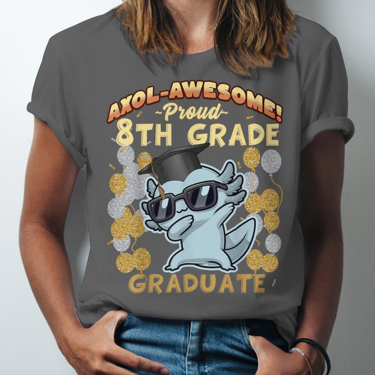 Proud 8th Grade Graduate Axolotl Graduation Eighth Unisex Jersey T-Shirt