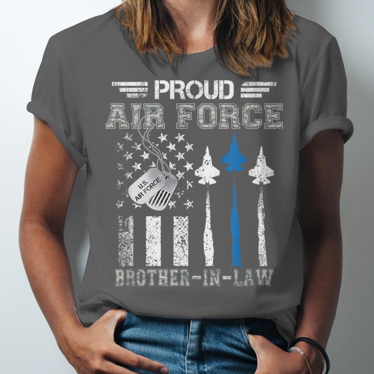 Proud Air Force Brother-In-Law US Air Force Graduation Unisex Jersey T-Shirt