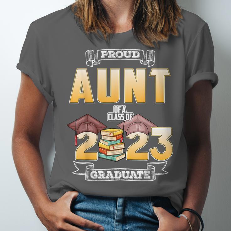 Proud Aunt Of A Class Of 2023 Graduate Graduation Women Unisex Jersey T-Shirt