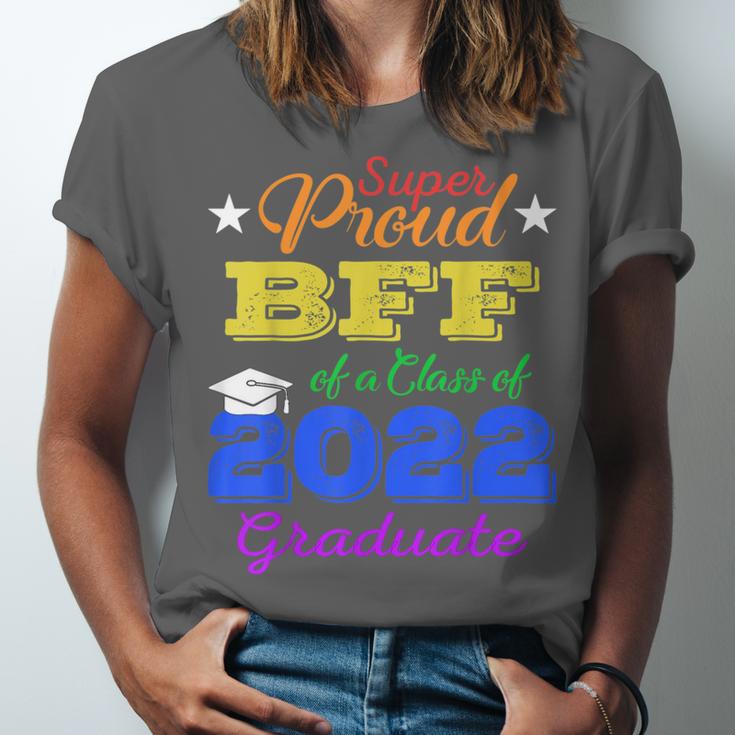 Proud Bff Of 2022 Graduate Class 2022 Graduation Family Unisex Jersey T-Shirt