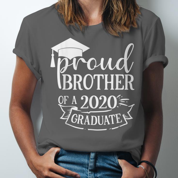 Proud Brother Of a 2020 Graduate Graduation Class Unisex Jersey T-Shirt