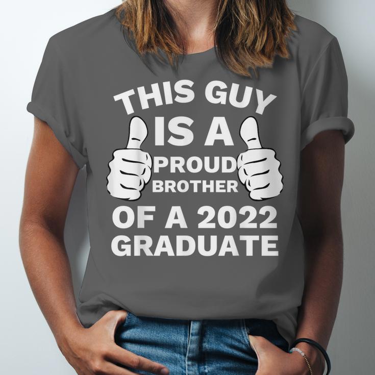 Proud Brother Of 2022 Graduate Class Of 2022 Graduation Unisex Jersey T-Shirt