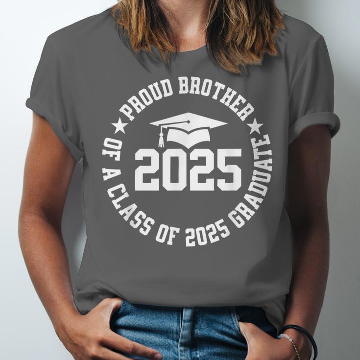 Proud Brother Of a Class Of 2025 Graduate Graduation 2025 Unisex Jersey T-Shirt
