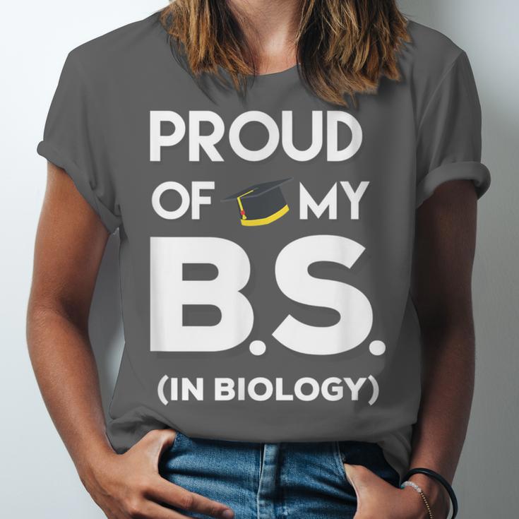Proud Of My BS In Biology Graduation T-Shirt Unisex Jersey T-Shirt
