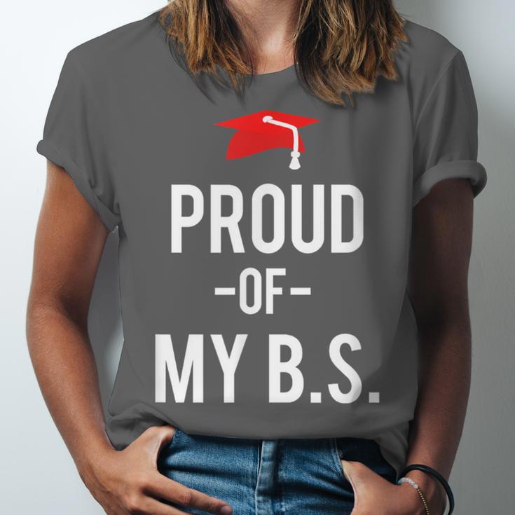 Proud Of My BS Graduation Bachelor's Degree T-Shirt Unisex Jersey T-Shirt