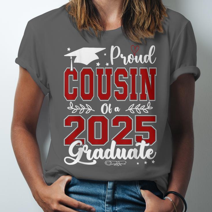 Proud Cousin Of A 2025 Graduate For Graduation Unisex Jersey T-Shirt