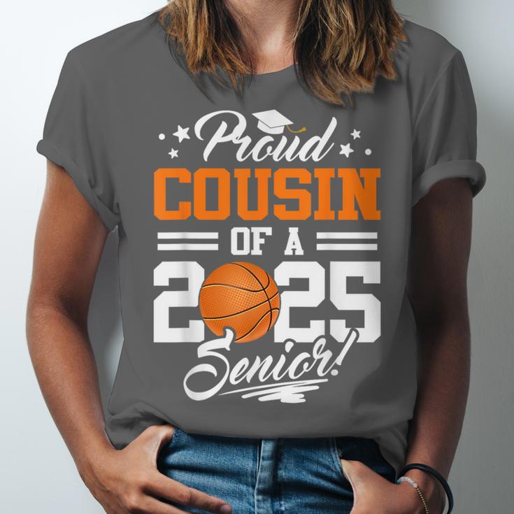 Proud Cousin Of A 2025 Senior Basketball Graduation Unisex Jersey T-Shirt