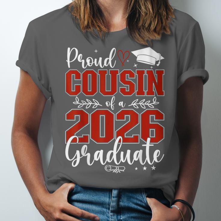 Proud Cousin Of a Class Of 2026 Graduate Senior Graduation Unisex Jersey T-Shirt
