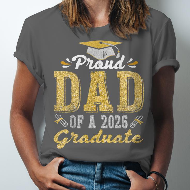 Proud DAD Of a 2026 Graduate Class Senior Graduation Unisex Jersey T-Shirt