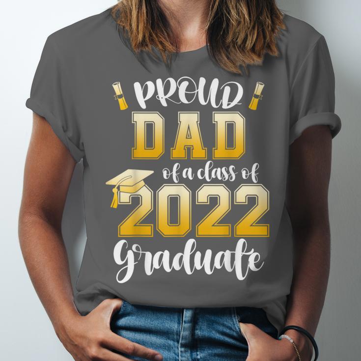 Proud Dad Of a Class Of 2022 Graduate Graduation 2022 Women Unisex Jersey T-Shirt