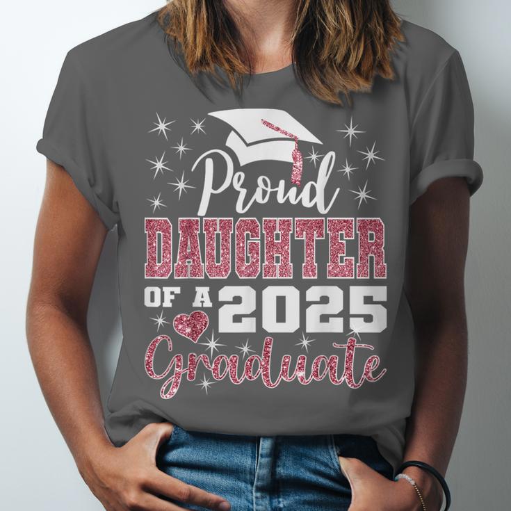 Proud Daughter Of 2025 College Graduate Family Graduation Unisex Jersey T-Shirt