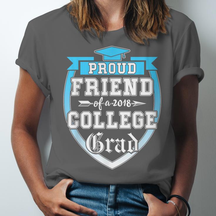 Proud Friend Of a 2018 College Grad Graduation Unisex Jersey T-Shirt