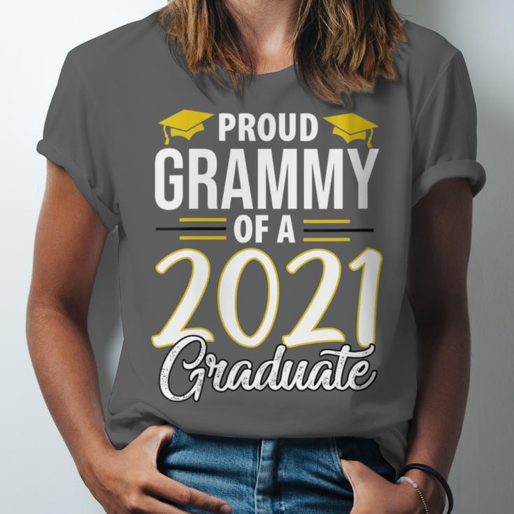 Proud Grammy Of A 2021 Graduate Graduation Clothes MBA PhD Unisex Jersey T-Shirt