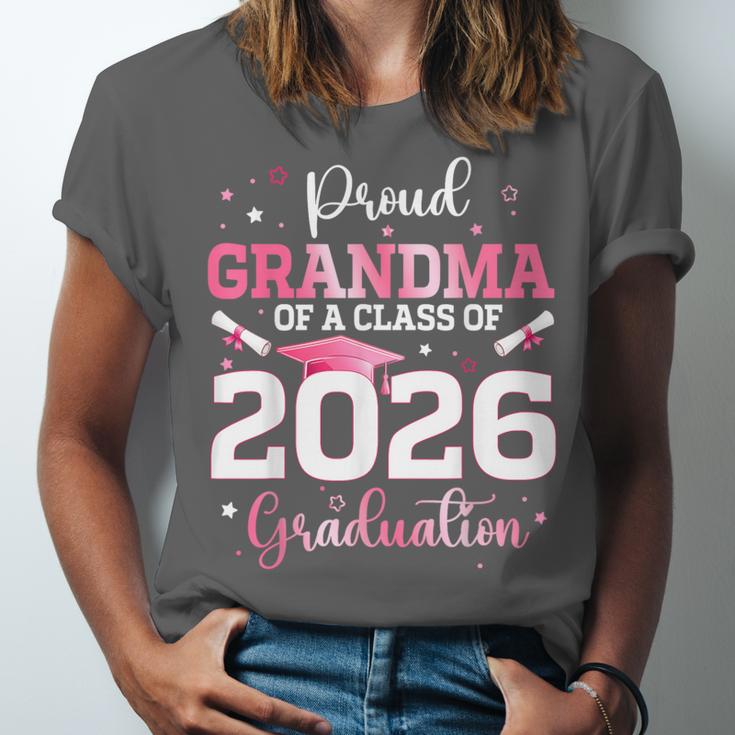 Proud Grandma Of A 2026 Senior Class Of 2026 Graduation Unisex Jersey T-Shirt