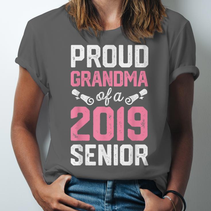 Proud Grandma Of A Class 2019 SeniorShirt Graduation Unisex Jersey T-Shirt