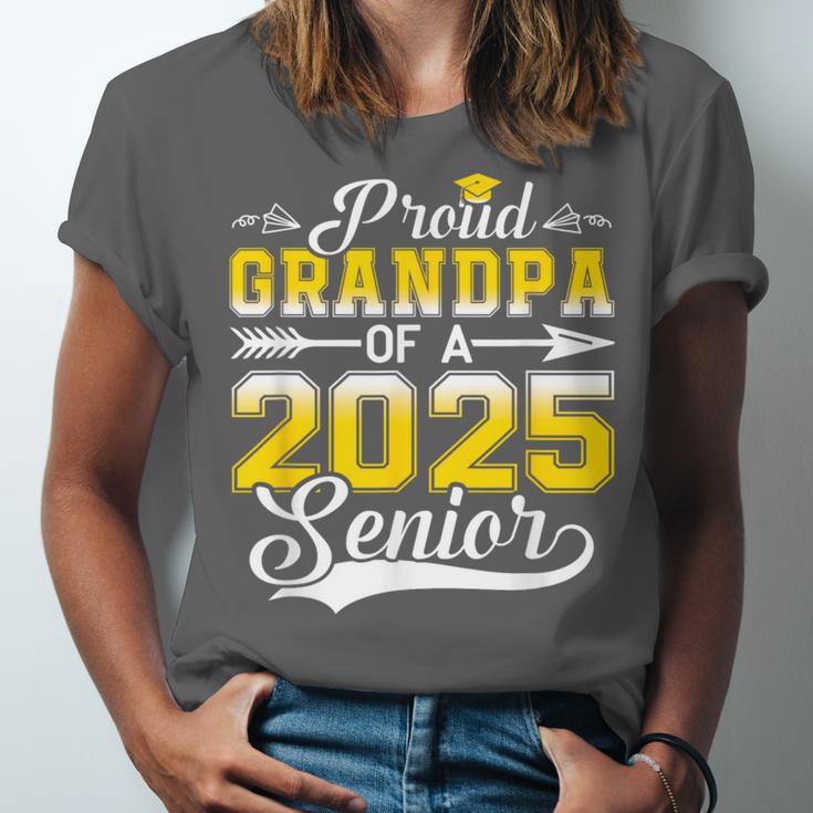 Proud Grandpa Of a 2025 Senior Graduate Graduation Unisex Jersey T-Shirt
