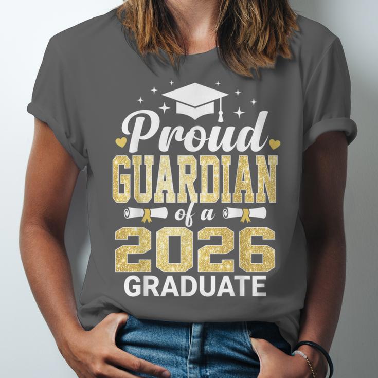 Proud Guardian Of A 2026 Graduate Class Of Graduation Unisex Jersey T-Shirt
