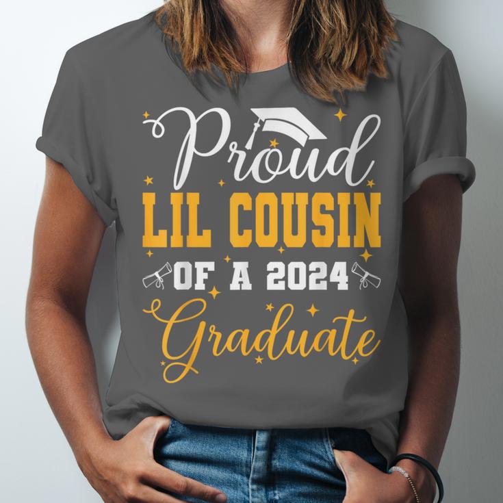 Proud Lil Cousin Of A Class 2024 Graduate Senior Graduation Unisex Jersey T-Shirt