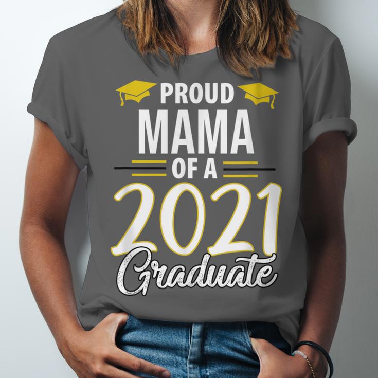Proud Mama Of A 2021 Graduate Graduation Clothes MBA PhD Unisex Jersey T-Shirt