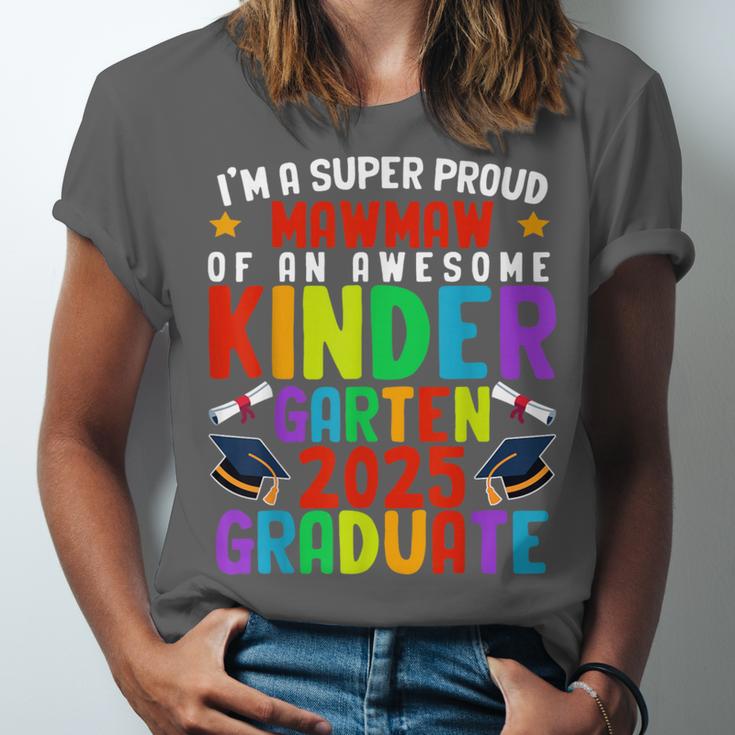 Proud MAWMAW Of Awesome Kindergarten Pre-K Graduation 2025 Unisex Jersey T-Shirt