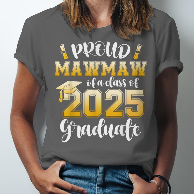 Proud Mawmaw Of a Class Of 2025 Graduate Graduation 2025 Unisex Jersey T-Shirt
