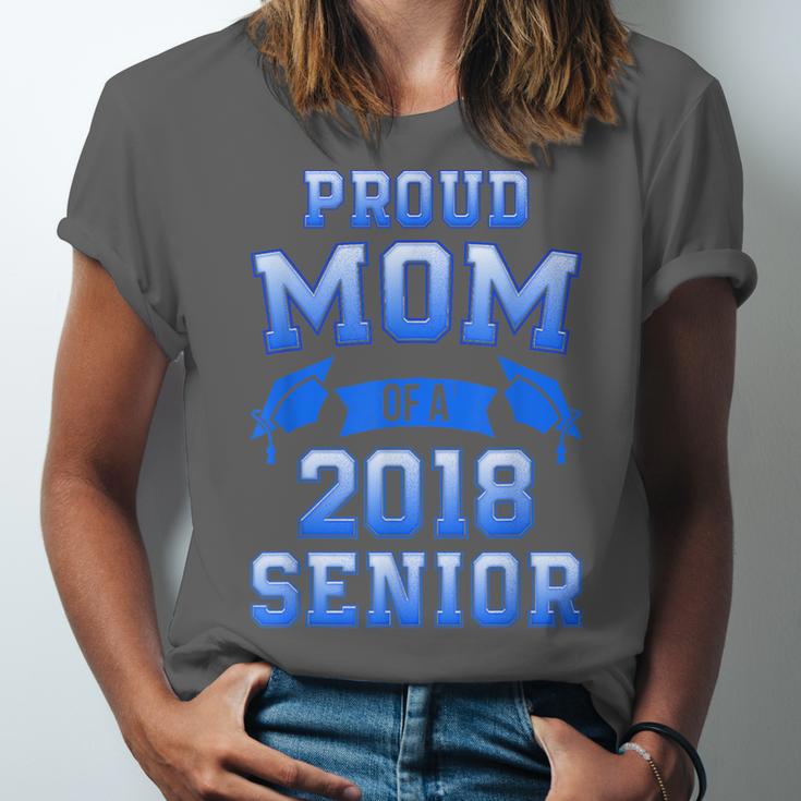 Proud Mom Of 2018 Senior GraduationShirt Unisex Jersey T-Shirt