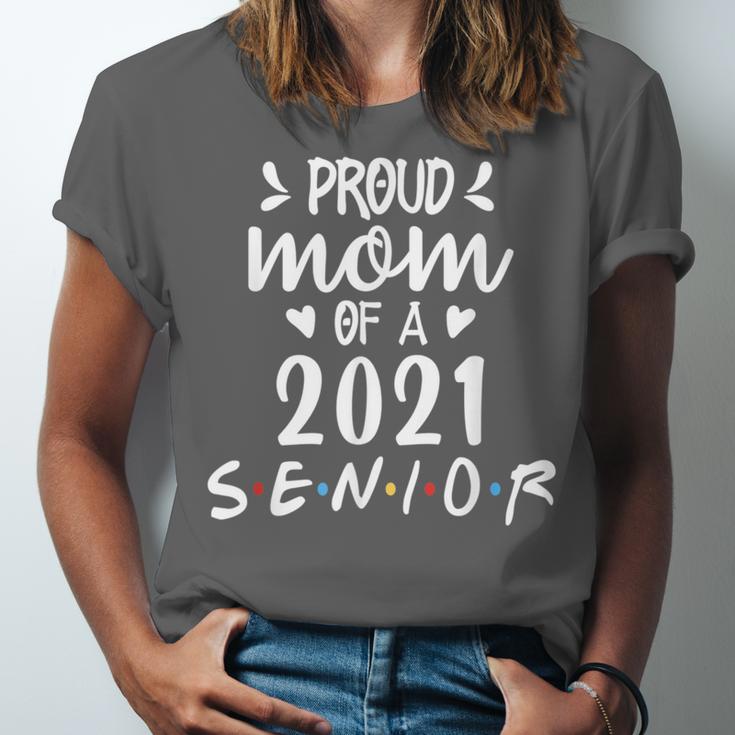 Proud Mom Of a 2021 Senior Graduation Unisex Jersey T-Shirt