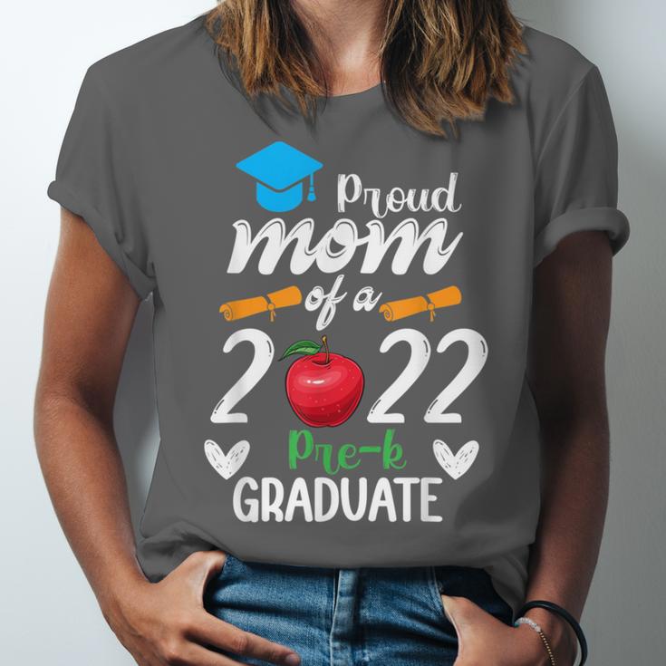 Proud Mom Of 2022 Pre K Graduate Graduation Unisex Jersey T-Shirt