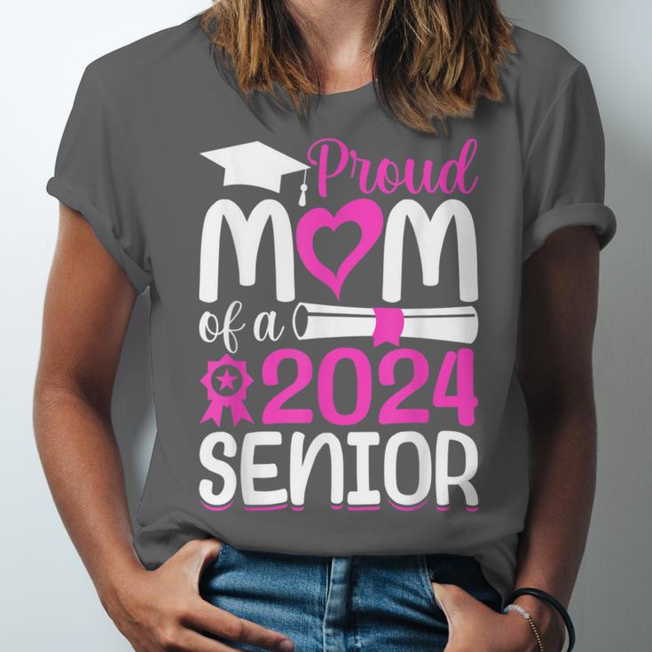 Proud Mom Of A 2024 Senior Graduation Unisex Jersey T-Shirt