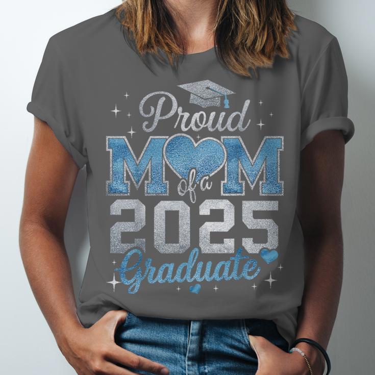 Proud Mom Of a 2025 Graduate For Class Of 2025 Graduation Unisex Jersey T-Shirt