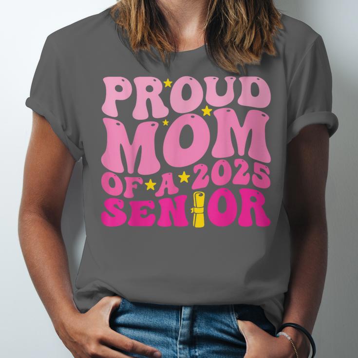 Proud Mom Of a 2025 Graduate Class Senior Graduation Mother Unisex Jersey T-Shirt