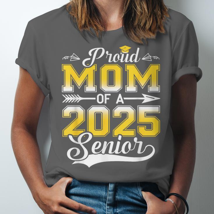 Proud Mom Of a 2025 Senior Graduate Graduation Unisex Jersey T-Shirt