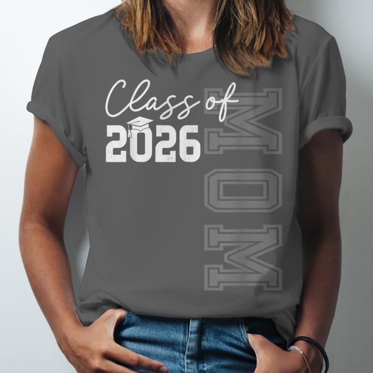 Proud Mom Of A 2026 Graduate Grad Senior Mother Graduation Unisex Jersey T-Shirt