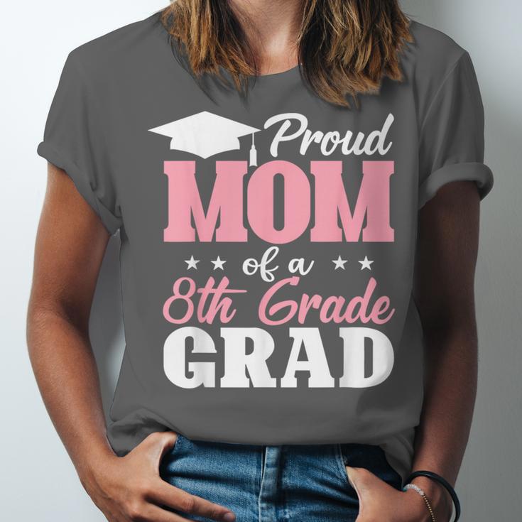 Proud Mom Of An Awesome 8th Grade Graduate 2026 Graduation Unisex Jersey T-Shirt