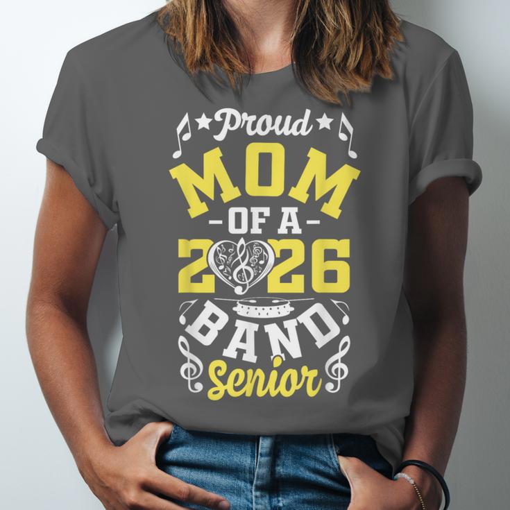 Proud Mom Of a Band Senior 2026 Graduation Unisex Jersey T-Shirt
