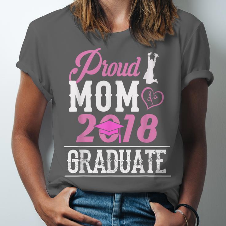 Proud Mom Of A Class 2018 GraduateShirt Graduation Unisex Jersey T-Shirt