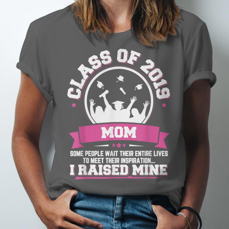 Proud Mom Of A Class Of 2019 Graduate TShirt Graduation Unisex Jersey T-Shirt