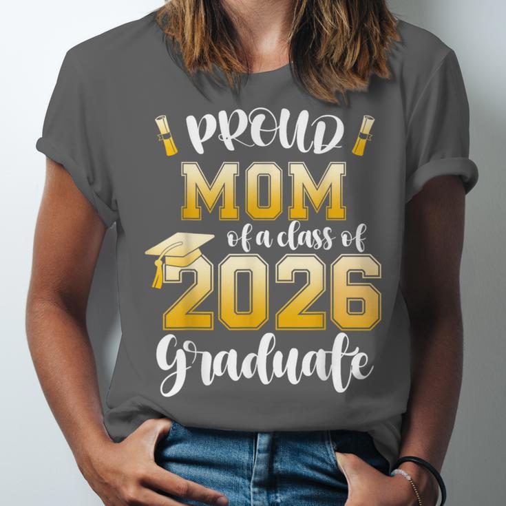 Proud Mom Of a Class Of 2026 Graduate Graduation 2026 Women Unisex Jersey T-Shirt