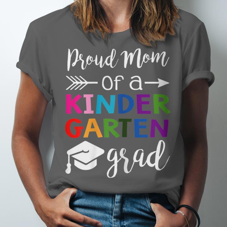 Proud Mom Of A Kindergarten Grad Shirt Graduation Unisex Jersey T-Shirt