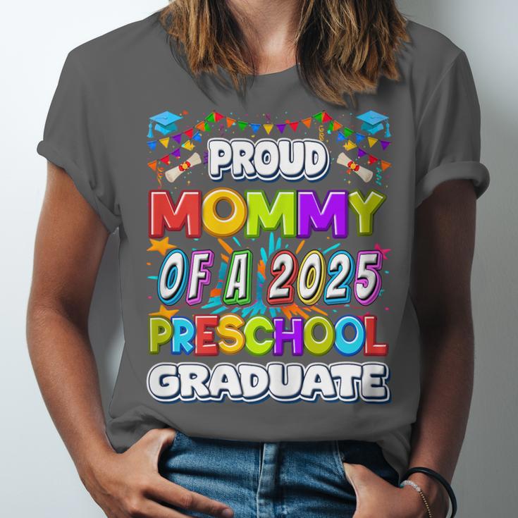 Proud MOMMY Of a 2025 Preschool Graduate Graduation Unisex Jersey T-Shirt