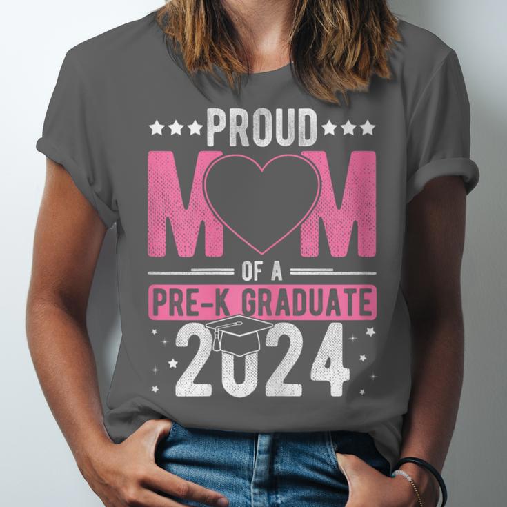 PROUD MUM OF A Pre-K GRAD 2024 Pre-K Graduation 2024 Mom Unisex Jersey T-Shirt